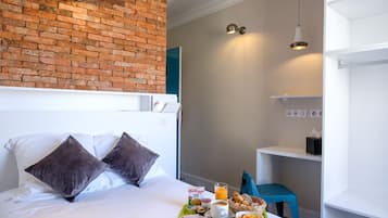 1 habitación y ropa de cama de alta calidad