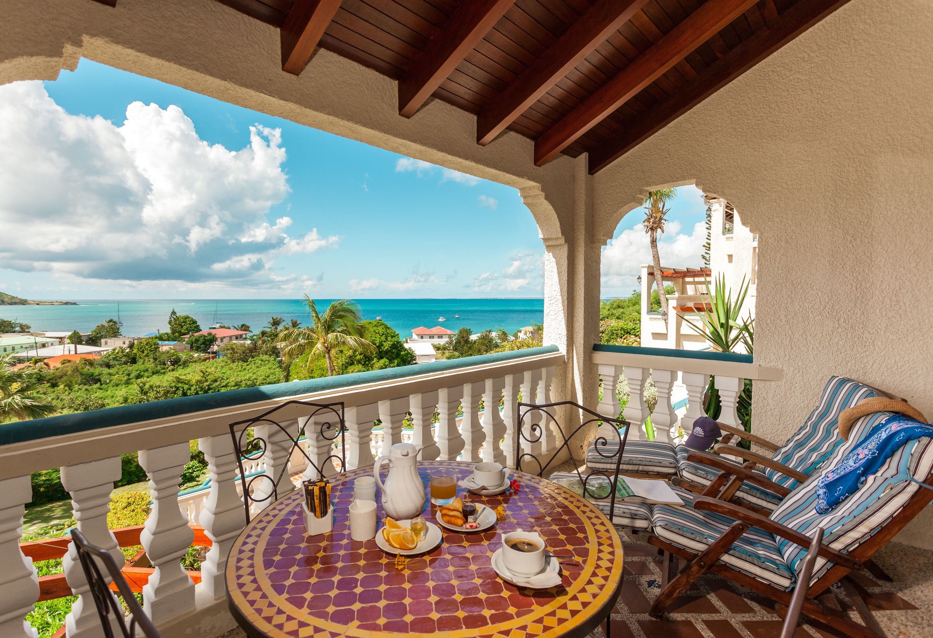 豪華樓中樓客房 | 露台/庭院