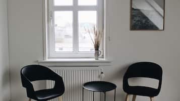 Individually decorated, individually furnished, iron/ironing board