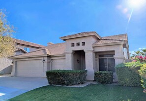 Exterior - Modern Chandler Home - Heated Pool, Fire Pit, Golf (Chandler)