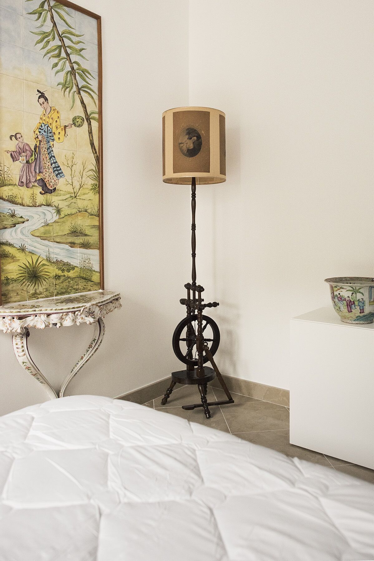 Literie de qualité, couette en duvet, lit avec matelas Select Comfort