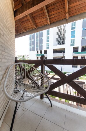 Familien-Maisonette | Balkon