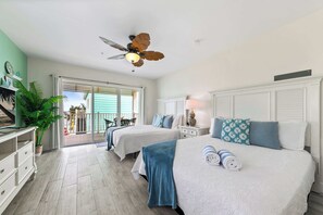 1 غرفة نوم ومكواة/لوح كي وواي فاي وملاءات أسرّة