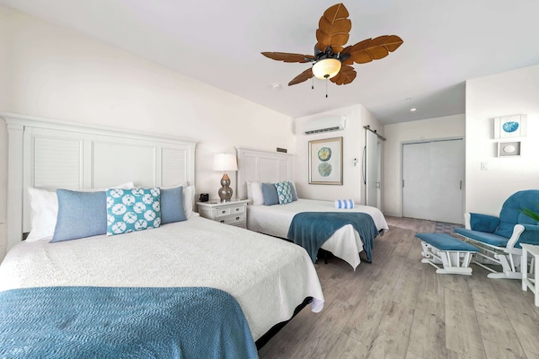 Sand Dollar bedroom area with two queen beds