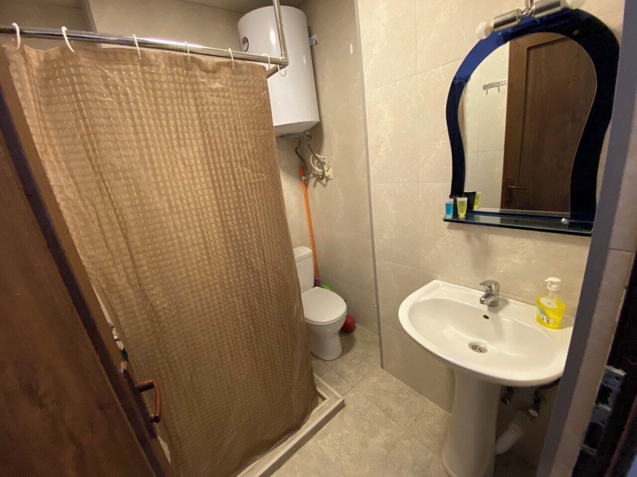 Eco-friendly toiletries, hair dryer, towels, shampoo