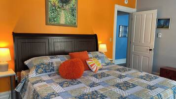 2 bedrooms, iron/ironing board, travel crib, free WiFi