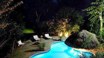 Cabin | Outdoor pool | 3 outdoor pools