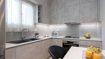 Appartement Supérieur, 2 chambres | Cuisine privée | Réfrigérateur, plaque de cuisson, bouilloire électrique