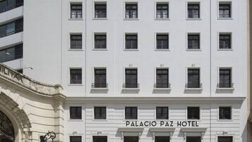 Majoituspaikan julkisivu