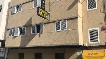 Voorkant van accommodatie