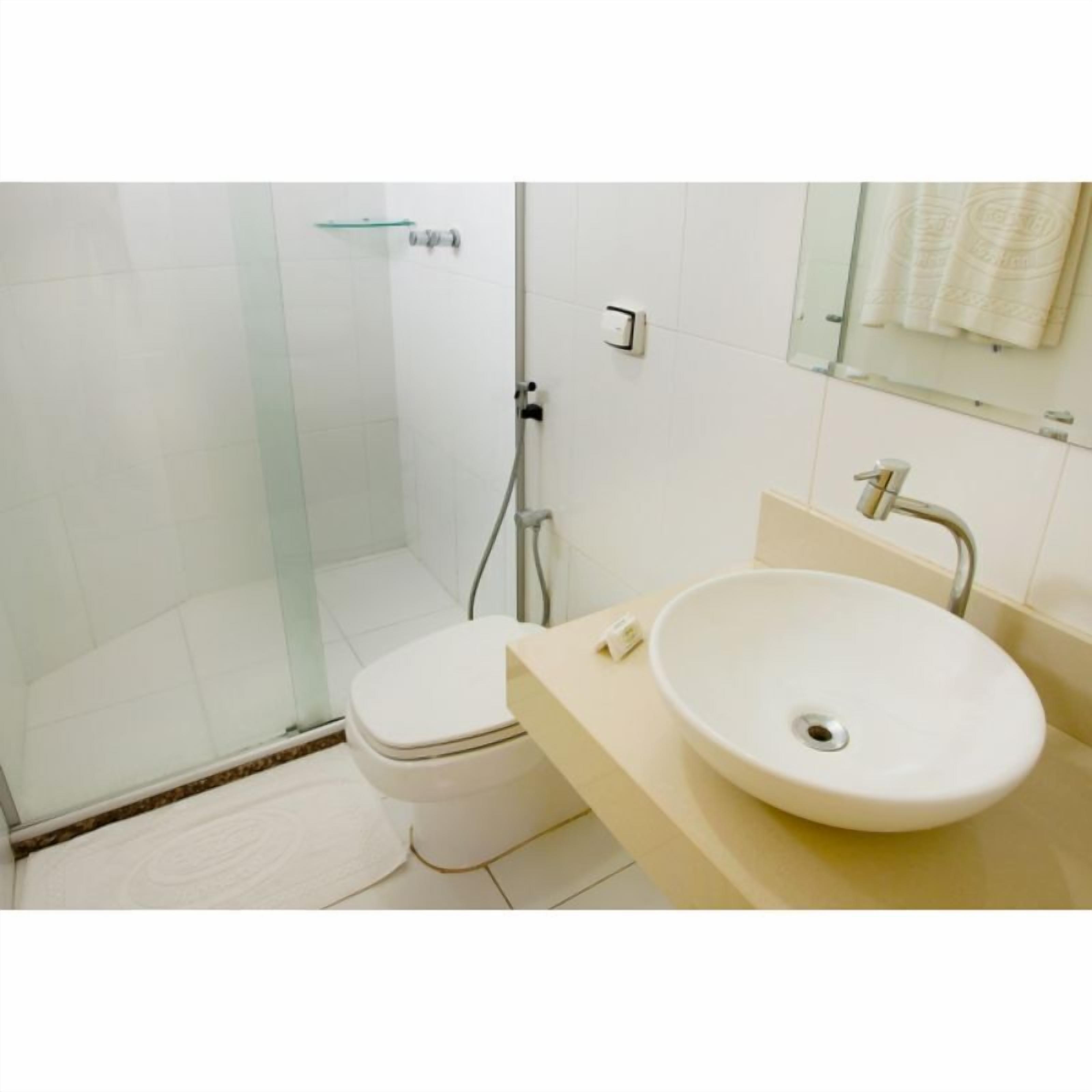 shower, towels, toilet paper