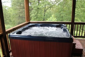 Property grounds - Beautiful Custom Cabin on almost 2 acres with lots of privacy (Blue Ridge)