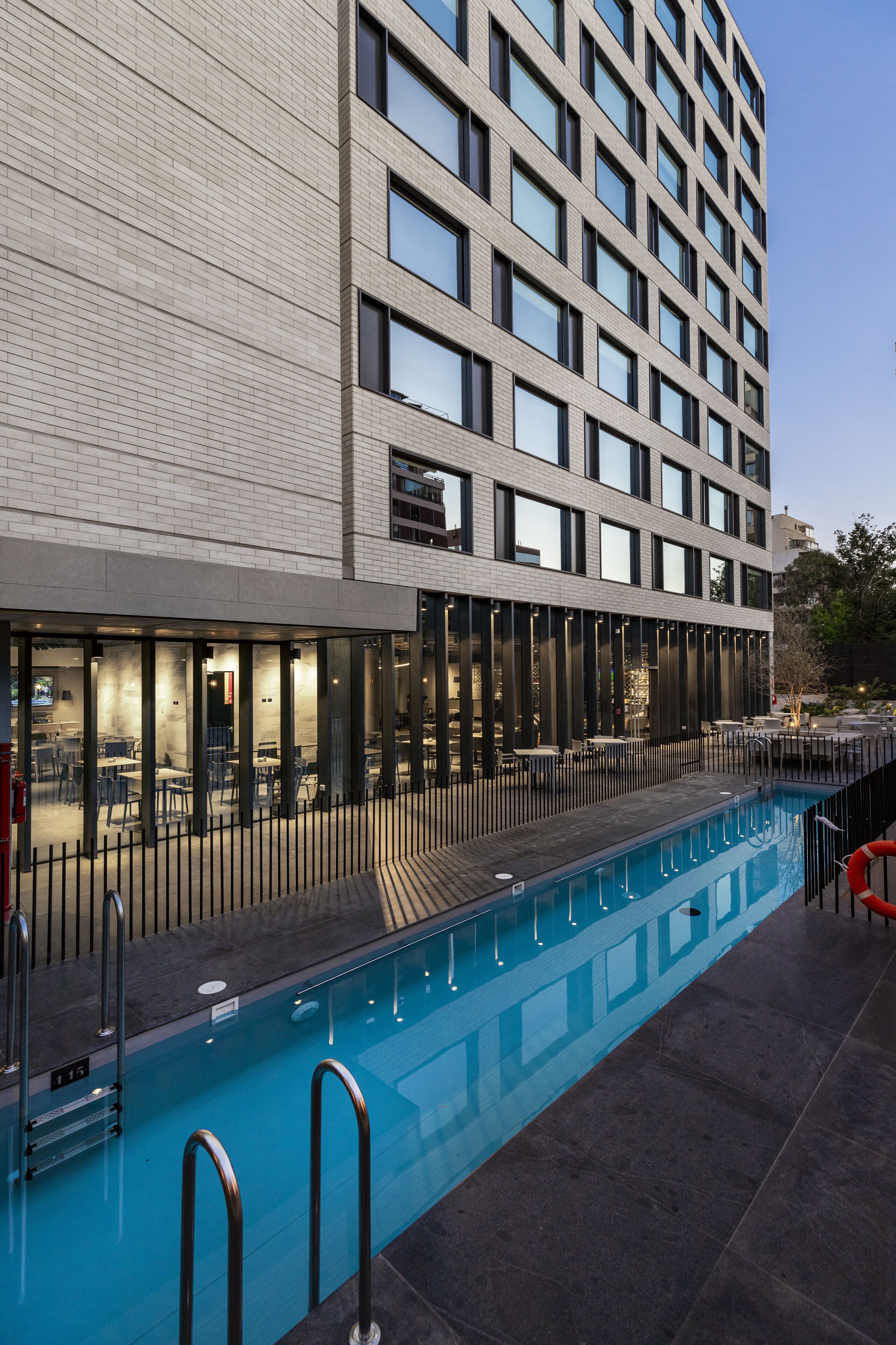 Outdoor pool, open 8:00 AM to 10:00 PM, sun loungers