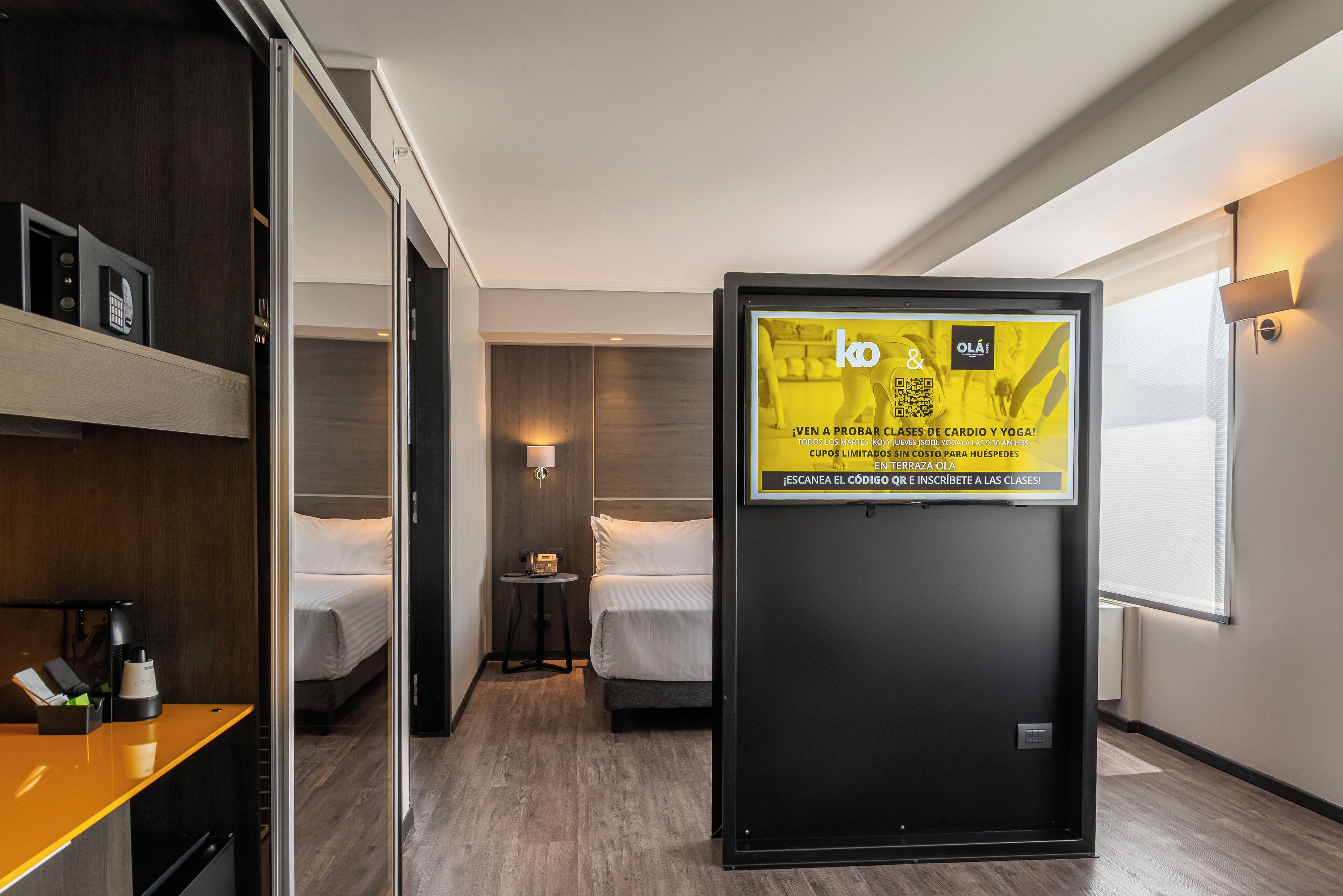 Premium bedding, minibar, in-room safe, laptop workspace