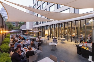 Outdoor banquet area