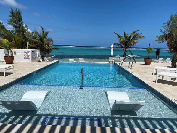 An infinity pool