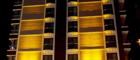 Voorkant van accommodatie