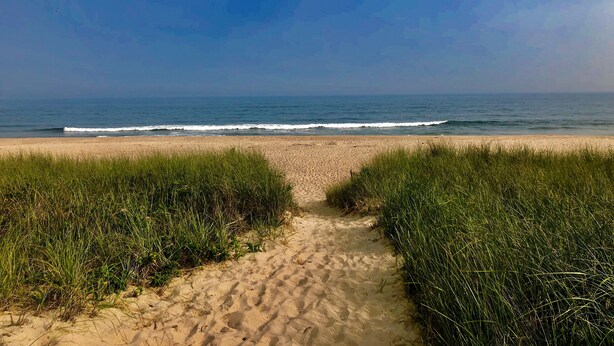 Unclassified image, 1 of 24, button - Steps to one of the most Beautiful Ocean Beaches in The Hamptons (Amagansett)