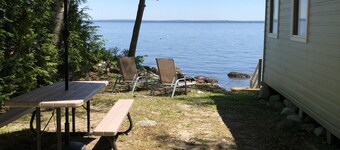 TWO Waterfront Camps on Sebago Lake