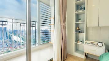 Apartment, 2 Bedrooms | 1 bedroom, premium bedding, minibar, individually decorated