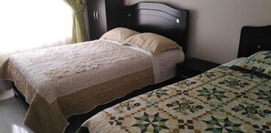 Family Double Room | Free WiFi, bed sheets