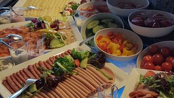 Daily buffet breakfast (EUR 8 per person)