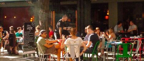 Opções para refeição ao ar livre