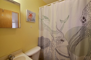 Combined shower/tub
