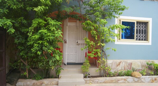 Façade de l’hébergement