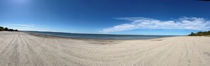 On the beach