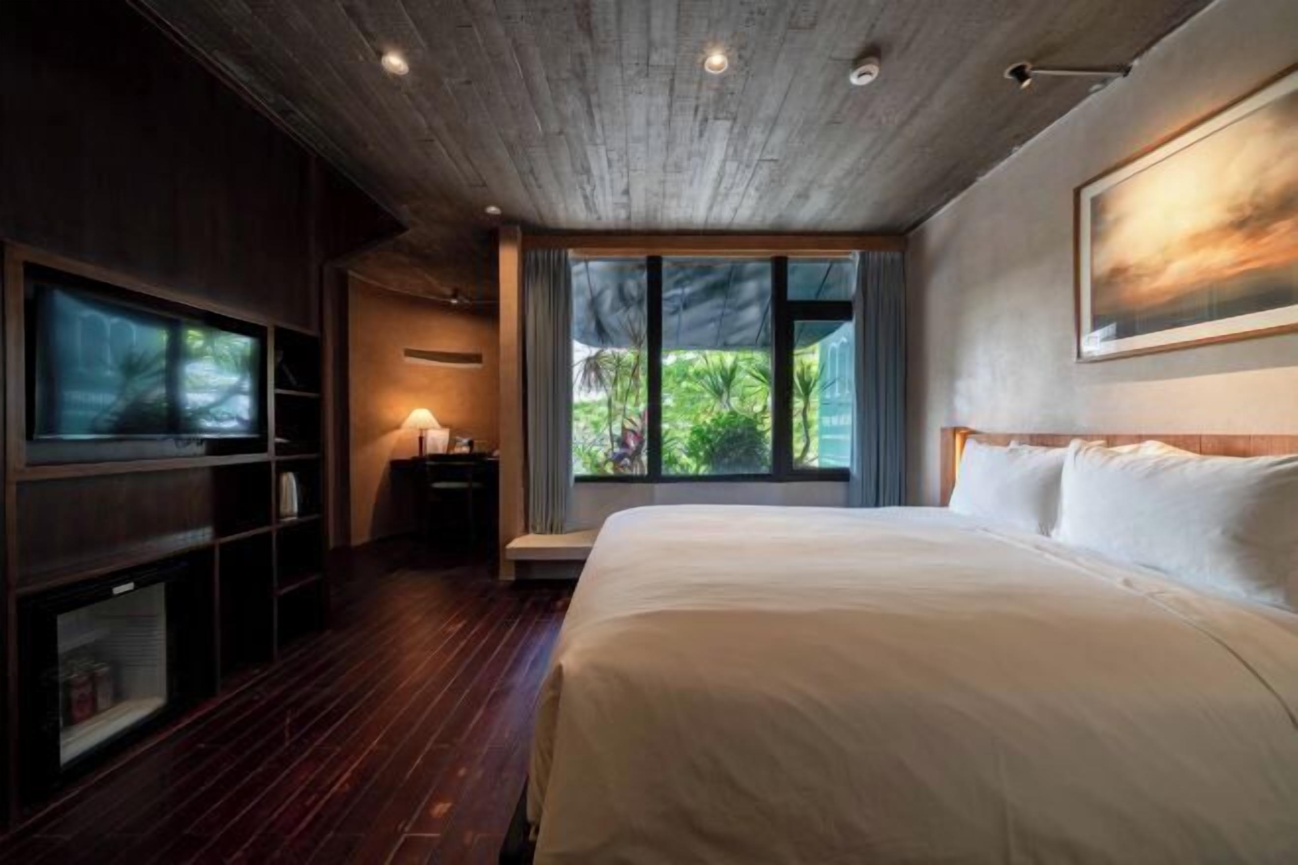 Blendingsgardiner, lydisolert, wi-fi (inkludert) og sengetøy