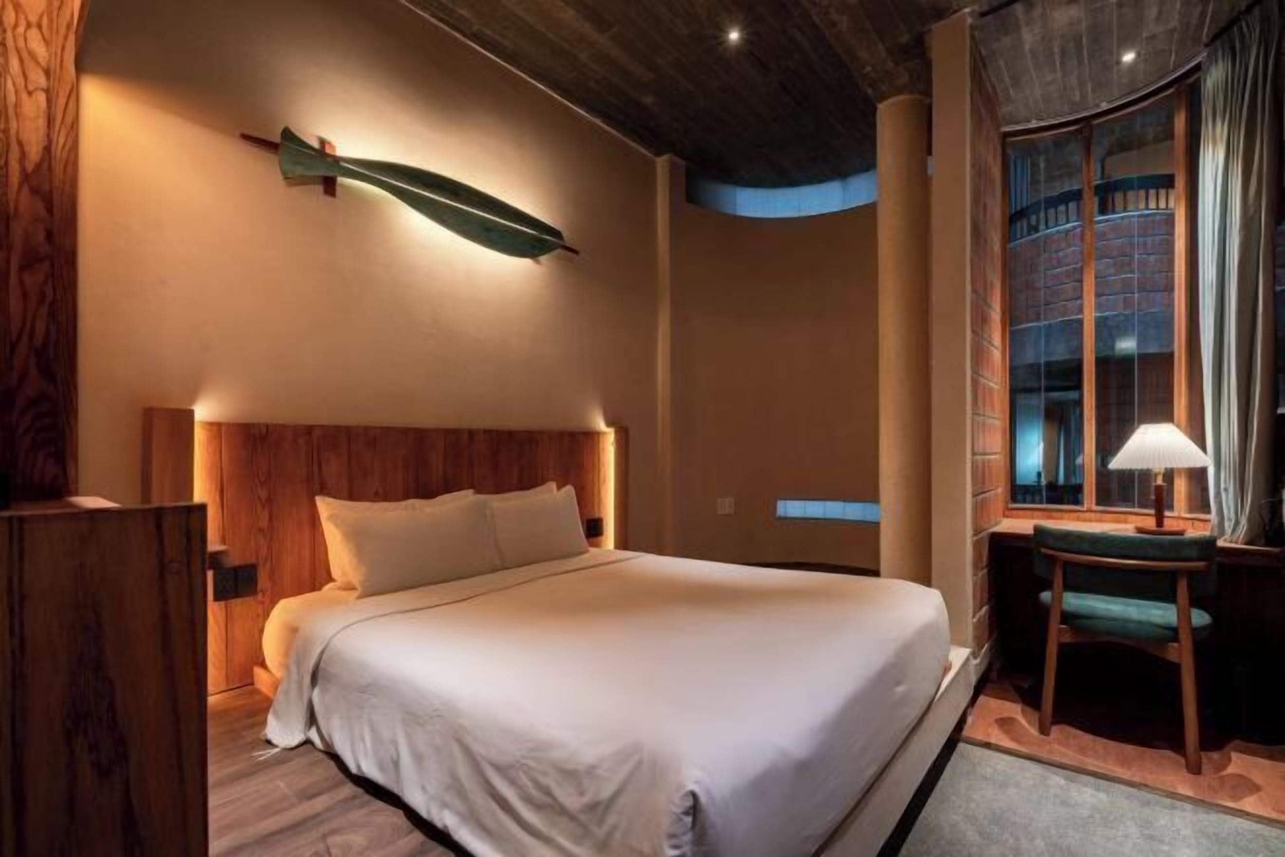 Blendingsgardiner, lydisolert, wi-fi (inkludert) og sengetøy