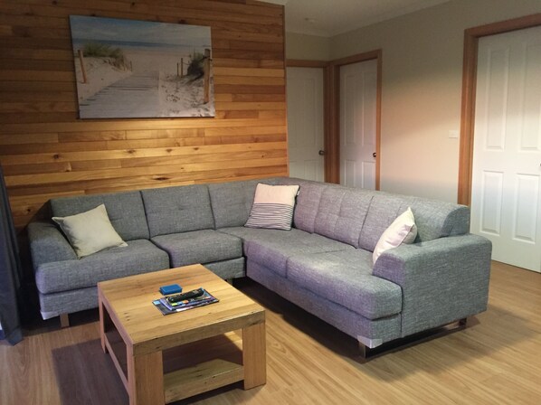 TV, DVD player, ping pong