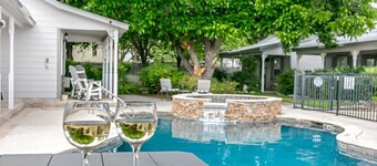 Main Street Retreat Hummingbird Hideaway | King Bed | In Town | Shared Hot Tub/Pool Access