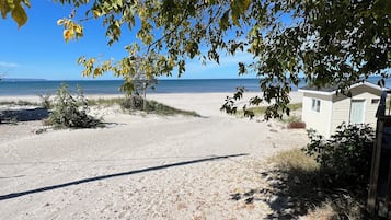 On the beach