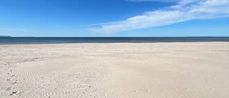 En la playa