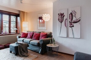 TV, lettore DVD, libri