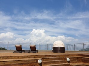 Vue depuis l’hébergement