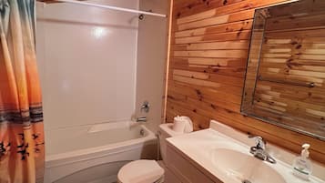 Combined shower/tub