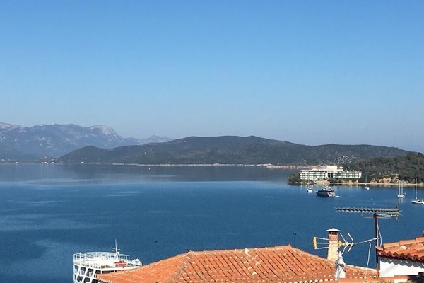 Blick von der Unterkunft