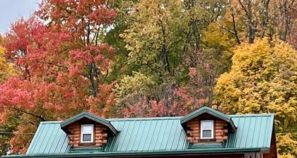 Nouvelle cabane en rondins sur le lac Guilford