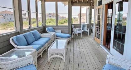 Experience the magic of Corolla - Ocean Views 6 bedroom cottage steps to beach