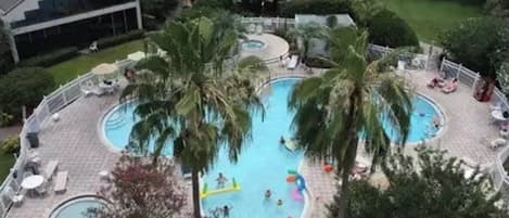 Indoor pool, outdoor pool