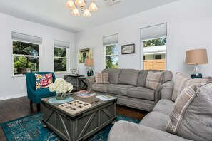 TV, fireplace, DVD player