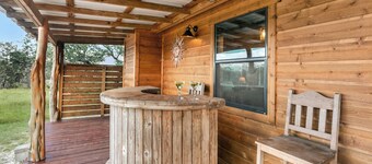 Casa del Sol | 1/1 Hill Country Cabin, Hot Tub, Full Kitchen, Pet Friendly w/ fee