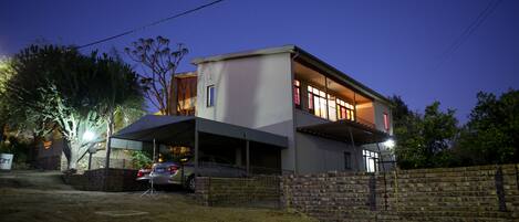 Front of property - evening/night