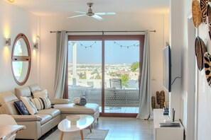 TV, DVD player, stereo