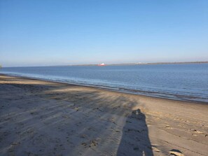 Tæt på stranden, badehåndklæder