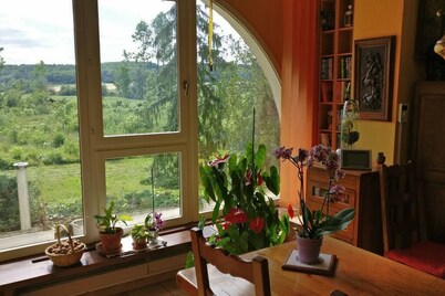 Large, comfortable house with games room, wooded park, brazier, pétanque.