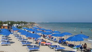 Aan het strand
